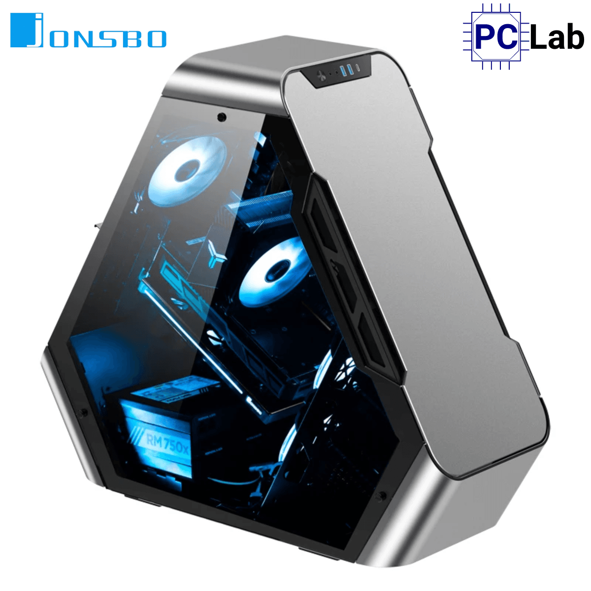 Vỏ case PC máy tính Jonsbo TR03-A Silver (ATX, Mid Tower, Bạc)