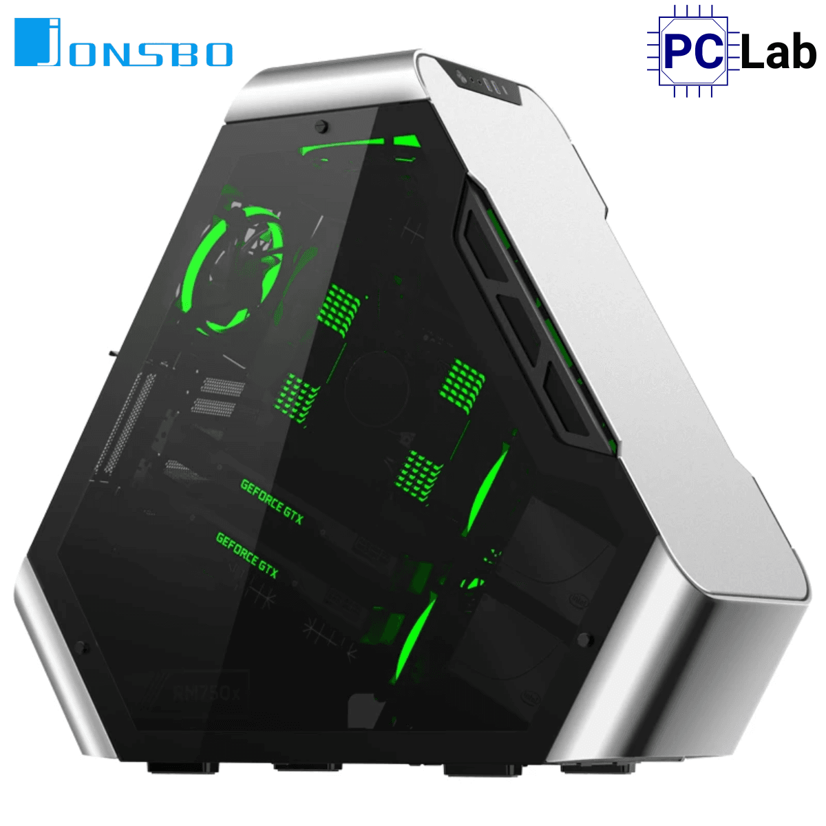 Vỏ case PC máy tính Jonsbo TR03-A Silver (ATX, Mid Tower, Bạc)
