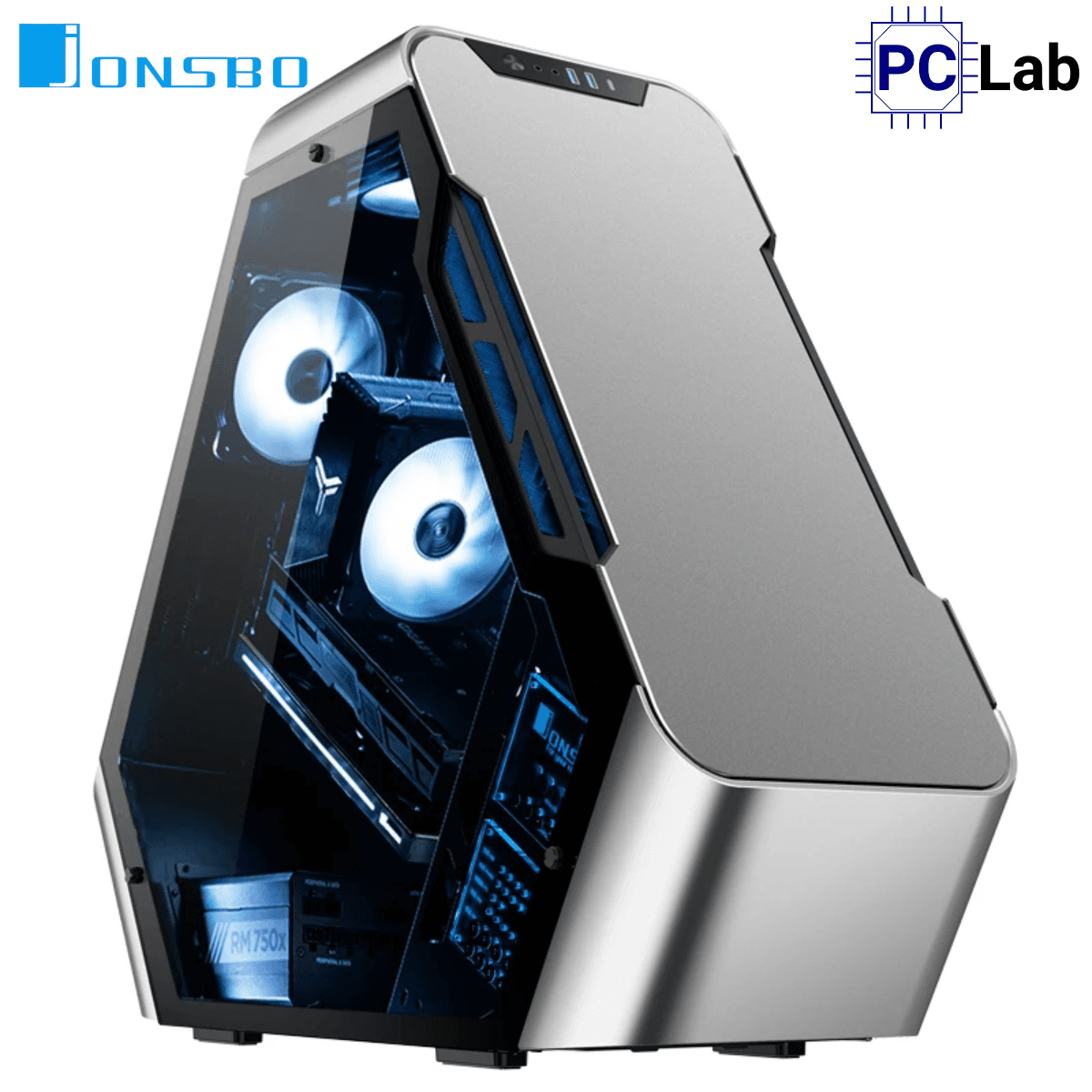 Vỏ case PC máy tính Jonsbo TR03-A Silver (ATX, Mid Tower, Bạc)