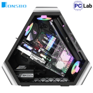 Vỏ case PC máy tính Jonsbo TR03-G Silver (ATX, Mid Tower, Bạc)