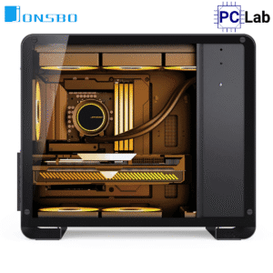 Vỏ case PC máy tính Jonsbo U4 MINI Black (M-ATX, Mid Tower, Đen)