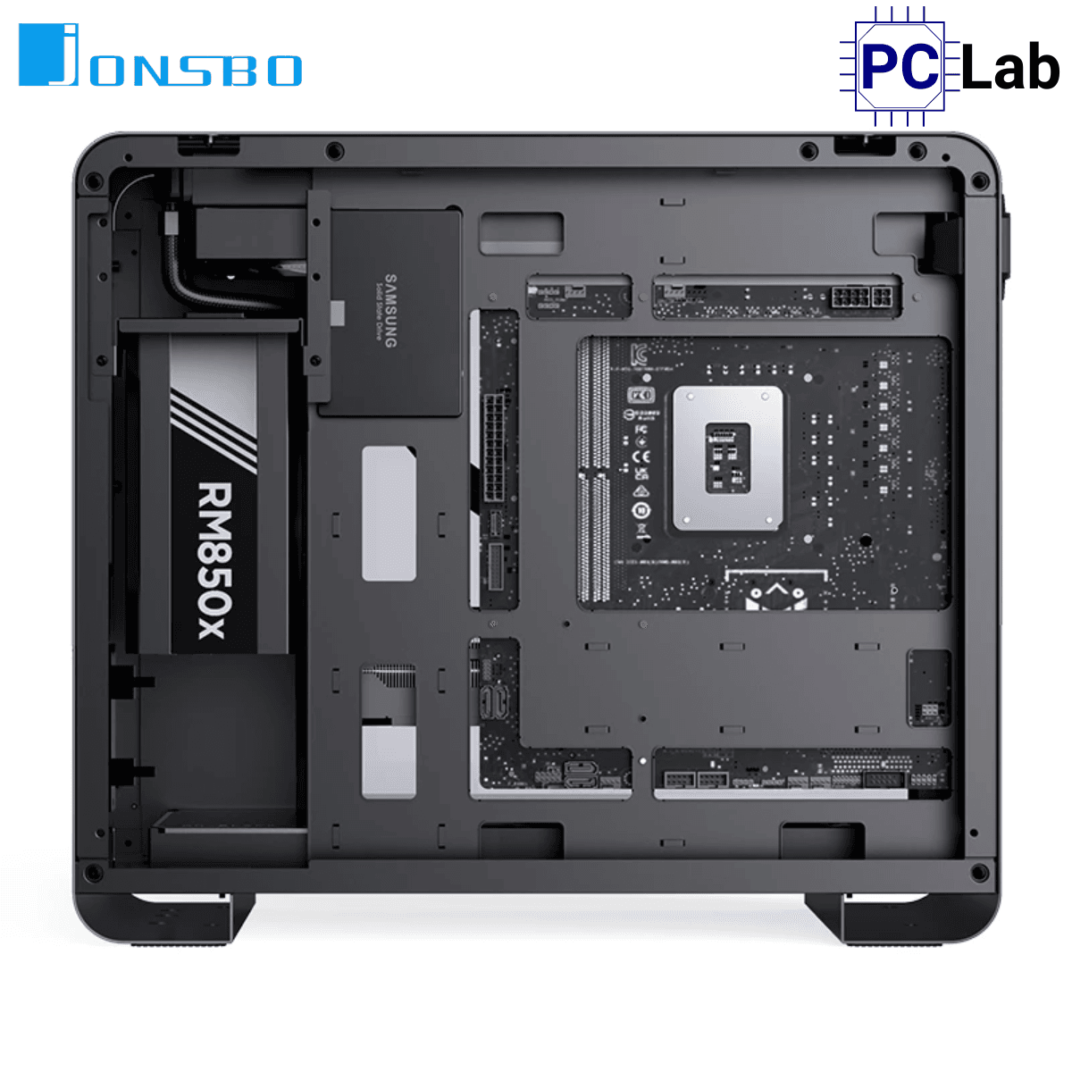 Vỏ case PC máy tính Jonsbo U4 MINI Black (M-ATX, Mid Tower, Đen)