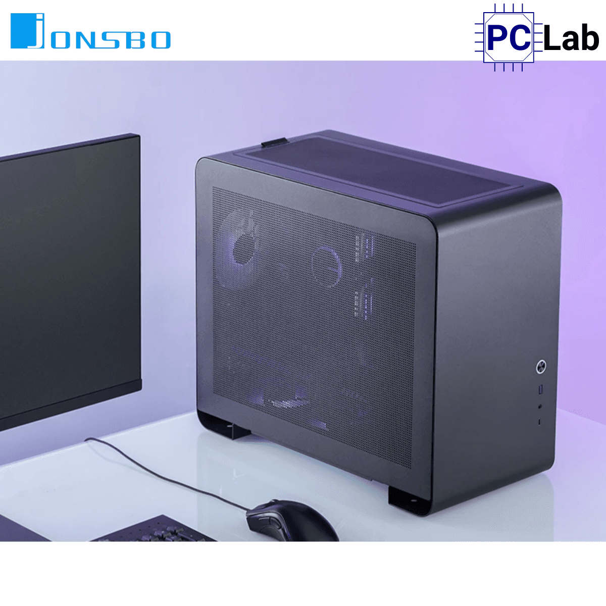 Vỏ case PC máy tính Jonsbo U4 MINI Black MESH (M-ATX, Mid Tower, Đen MESH)