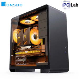 Vỏ case PC máy tính Jonsbo U4 Pro Black (ATX, Mid Tower, Đen)