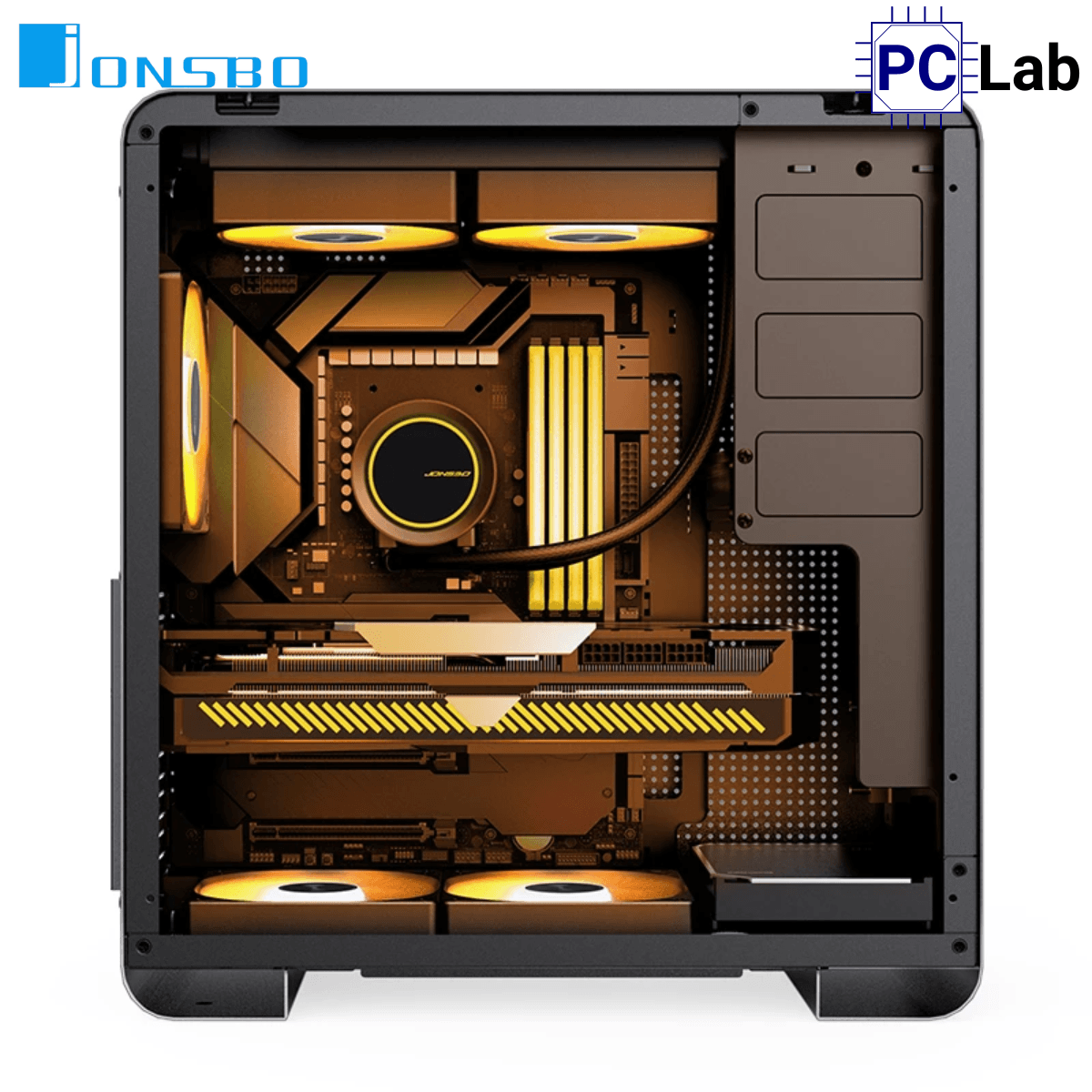 Vỏ case PC máy tính Jonsbo U4 Pro MESH Black (ATX, Mid Tower, Đen)