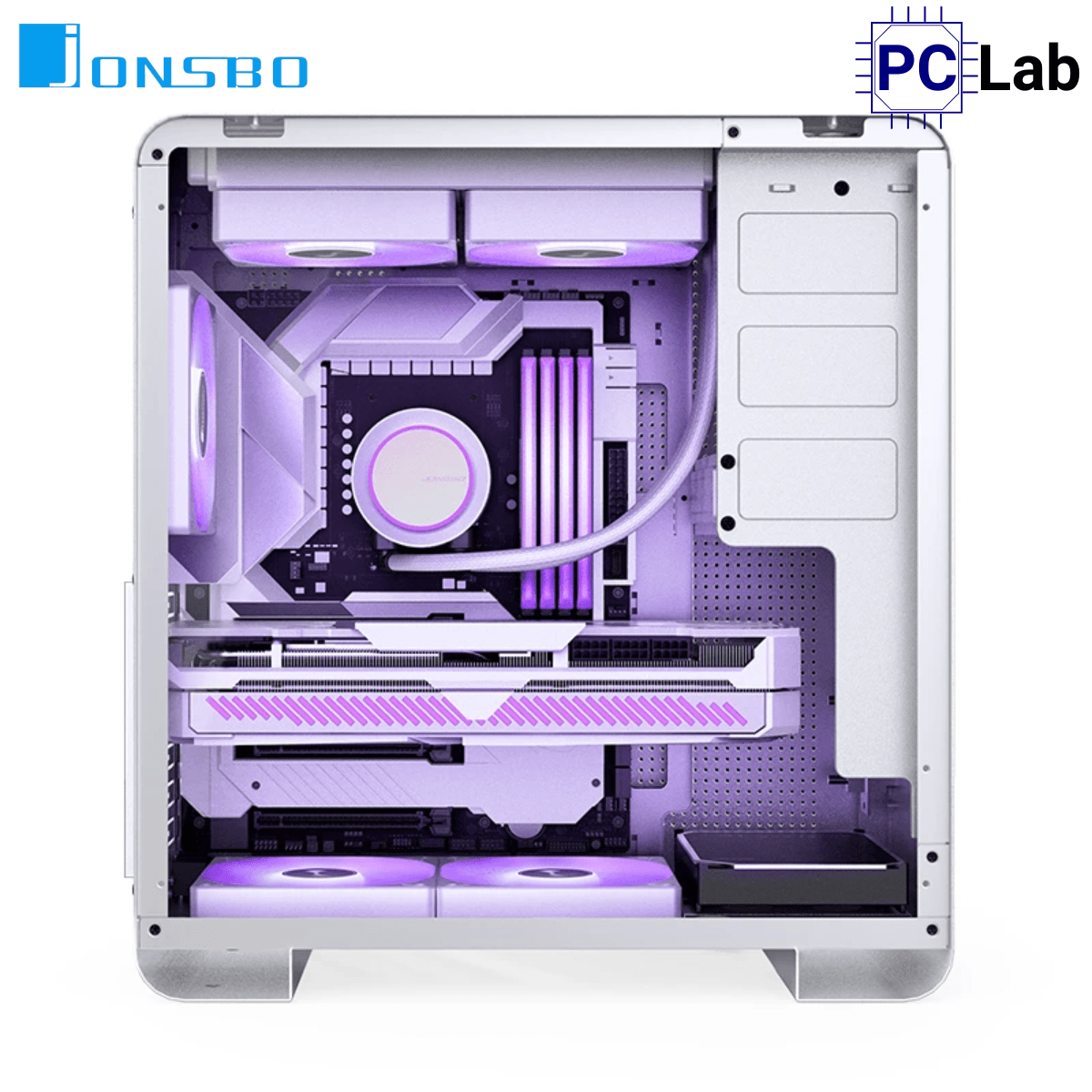 Vỏ case PC máy tính Jonsbo U4 Pro MESH White (ATX, Mid Tower, Trắng)