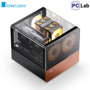 Vỏ case PC máy tính Jonsbo V12 Black (M-ATX, Mid Tower, Đen)