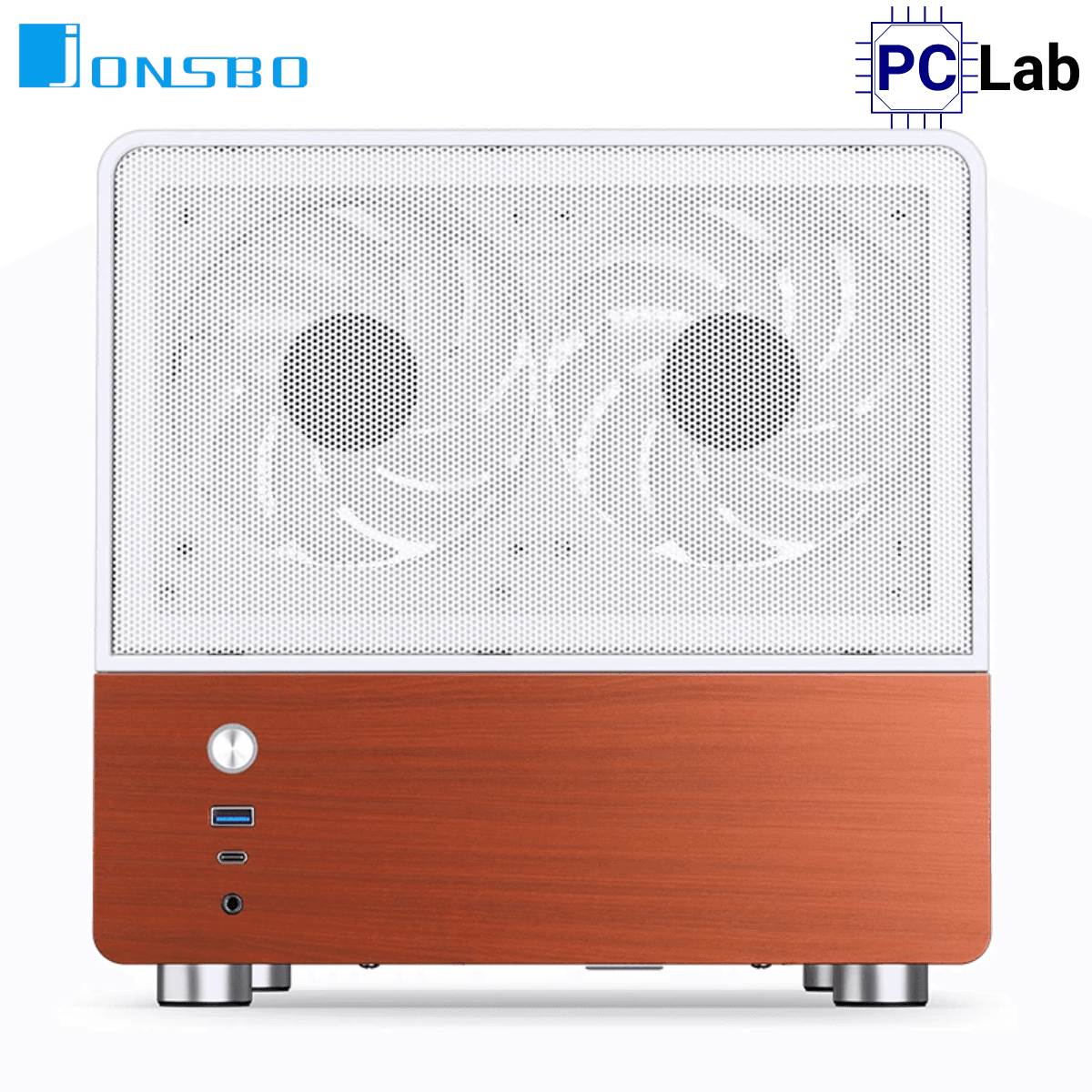 Vỏ case PC máy tính Jonsbo V12 White (M-ATX, Mid Tower, Trắng)