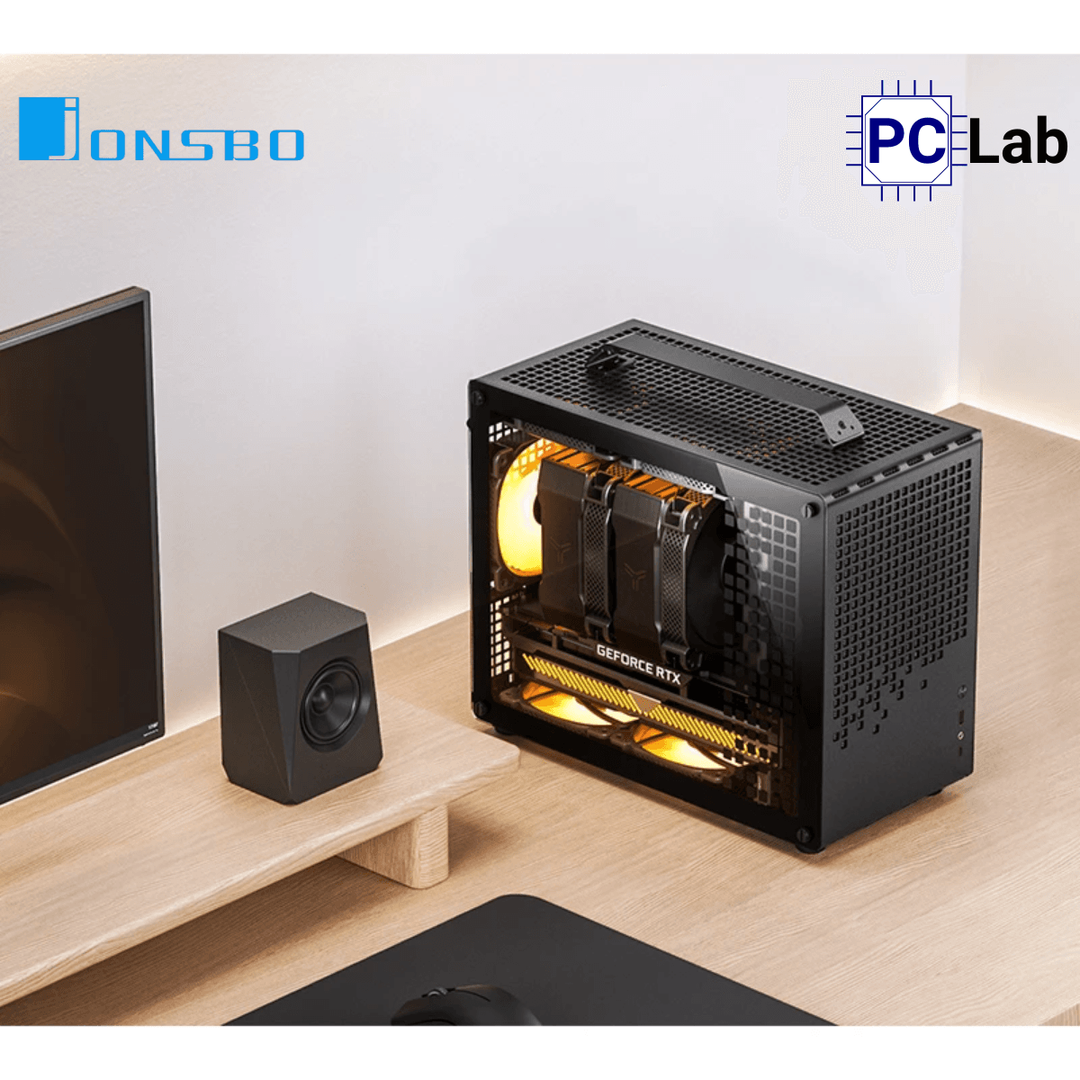 Vỏ case PC máy tính Jonsbo Z20 Black (M-ATX, Mid Tower, Đen)