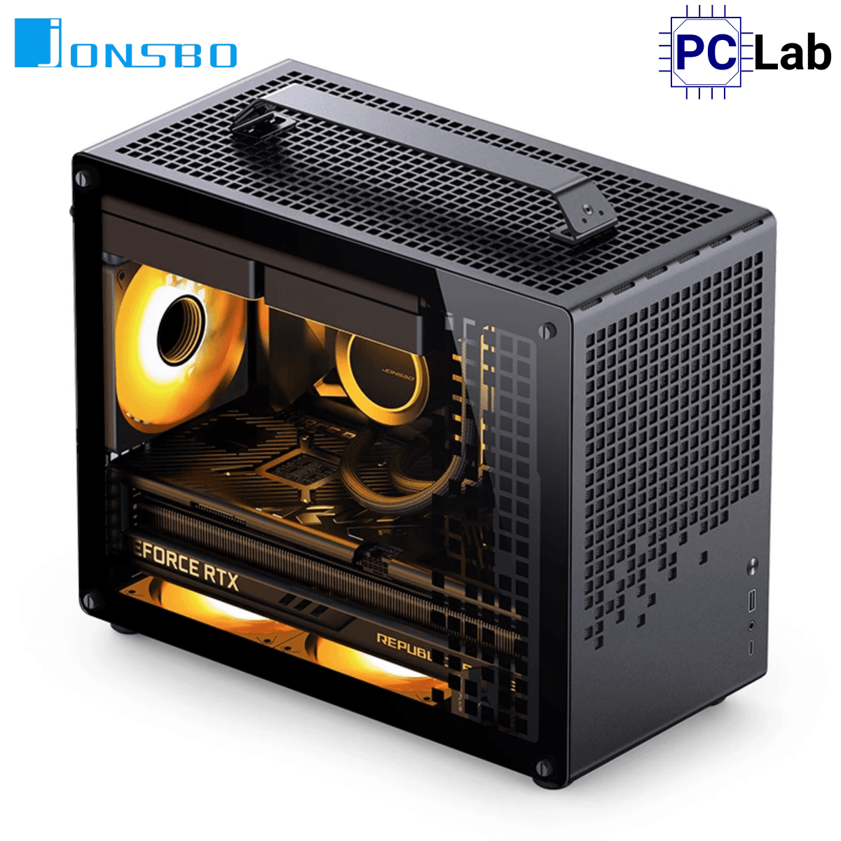Vỏ case PC máy tính Jonsbo Z20 Black (M-ATX, Mid Tower, Đen)