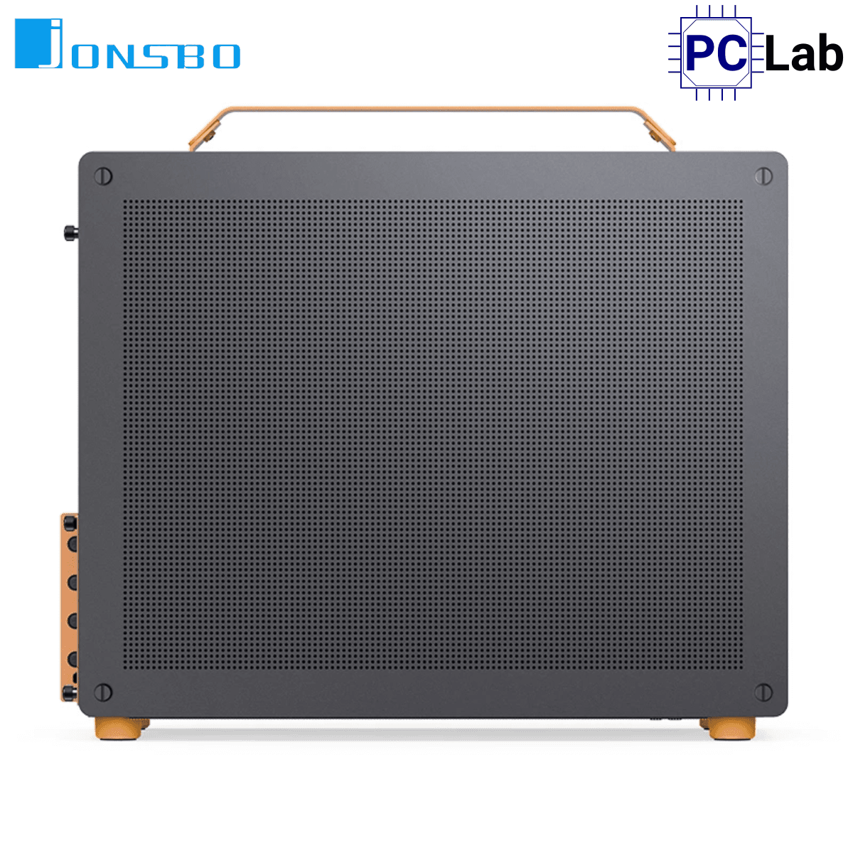 Vỏ case PC máy tính Jonsbo Z20 MESH Orange Black (M-ATX, Mid Tower, Cam Đen)