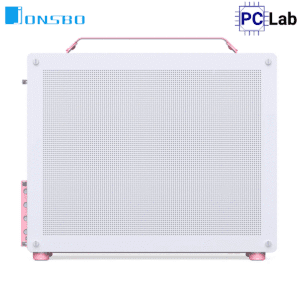 Vỏ case PC máy tính Jonsbo Z20 MESH Pink White (M-ATX, Mid Tower, Hồng Trắng)