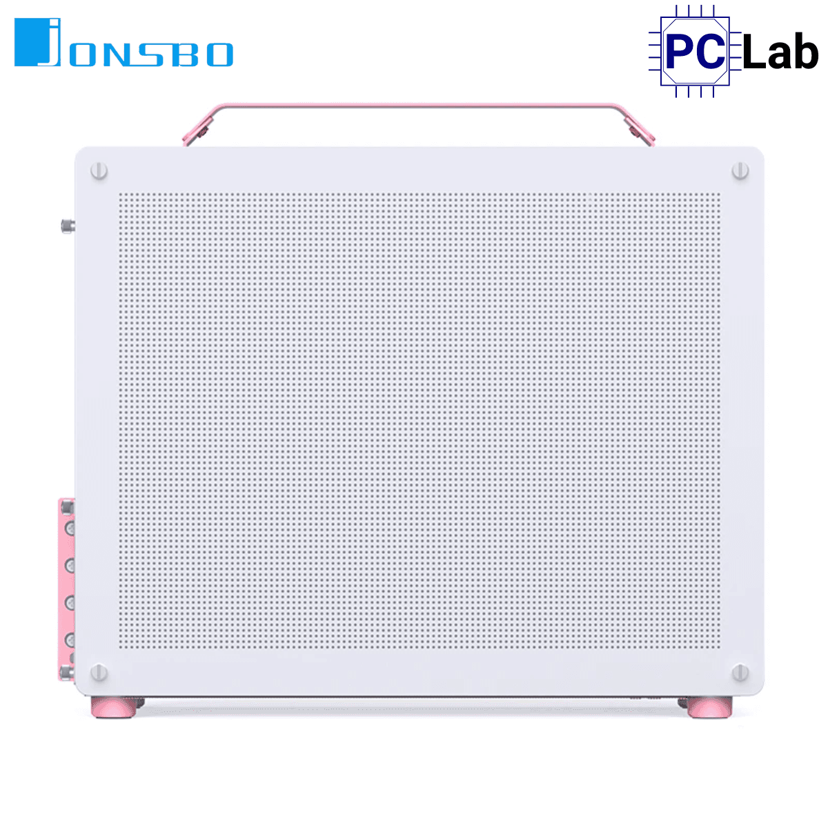 Vỏ case PC máy tính Jonsbo Z20 MESH Pink White (M-ATX, Mid Tower, Hồng Trắng)