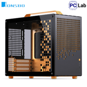 Vỏ case PC máy tính Jonsbo Z20 Orange Black (M-ATX, Mid Tower, Cam Đen)