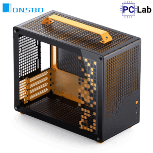 Vỏ case PC máy tính Jonsbo Z20 Orange Black (M-ATX, Mid Tower, Cam Đen)