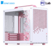 Vỏ case PC máy tính Jonsbo Z20 Pink White (M-ATX, Mid Tower, Hồng Trắng)
