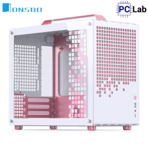 Vỏ case PC máy tính Jonsbo Z20 Pink White (M-ATX, Mid Tower, Hồng Trắng)