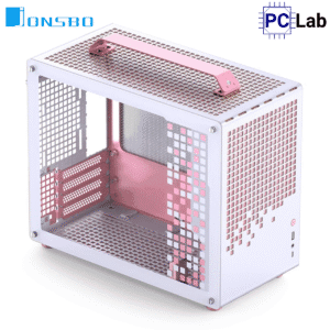 Vỏ case PC máy tính Jonsbo Z20 Pink White (M-ATX, Mid Tower, Hồng Trắng)