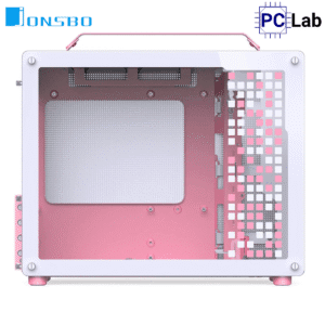 Vỏ case PC máy tính Jonsbo Z20 Pink White (M-ATX, Mid Tower, Hồng Trắng)