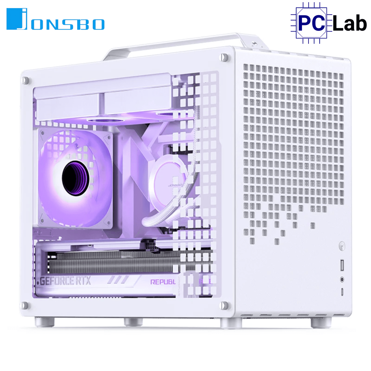 Vỏ case PC máy tính Jonsbo Z20 White (M-ATX, Mid Tower, Trắng)