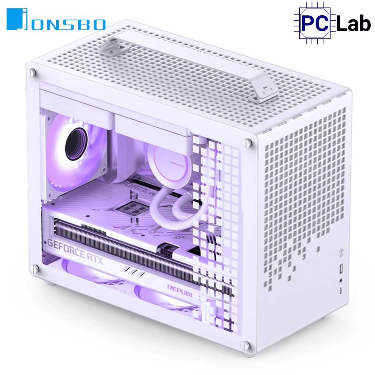 Vỏ case PC máy tính Jonsbo Z20 White (M-ATX, Mid Tower, Trắng)