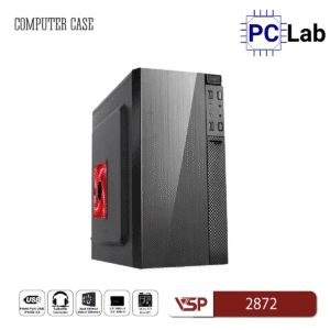 Vỏ case PC máy tính VSP 2872 (M-ATX, Mid Tower, Đen)