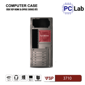 Vỏ case PC máy tính VSP 3710 (ATX, Mid Tower, Đen)