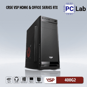 Vỏ case PC máy tính VSP 400G2 (ATX, Mid Tower, Đen)