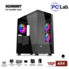 Vỏ case PC máy tính VSP AX4 (ATX, Mid Tower, Trắng/Đen)