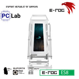 Vỏ case PC máy tính VSP ES8 (M-ATX, Mid Tower, Trắng)