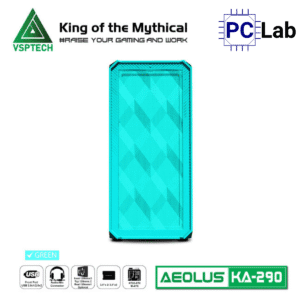 Vỏ case PC máy tính VSP KA290 (ATX, Mid Tower, Trắng/Đen/Hồng/Xanh)