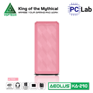 Vỏ case PC máy tính VSP KA290 (ATX, Mid Tower, Trắng/Đen/Hồng/Xanh)