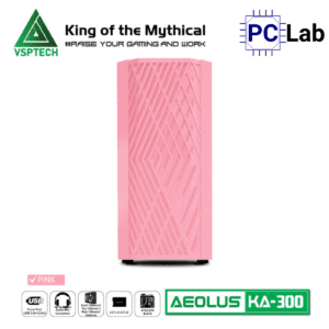 Vỏ case PC máy tính VSP KA300 (ATX, Mid Tower, Trắng/Đen/Hồng/Xanh)