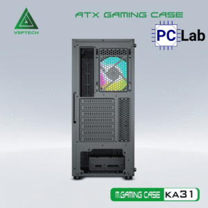 Vỏ case PC máy tính VSP KA31 (ATX, Mid Tower, Đen)