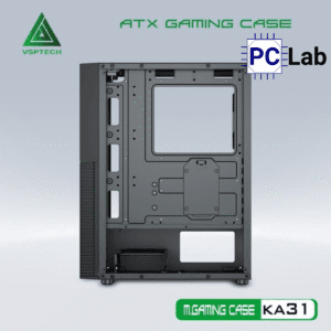 Vỏ case PC máy tính VSP KA31 (ATX, Mid Tower, Đen)