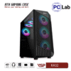 Vỏ case PC máy tính VSP KA32 (ATX, Mid Tower, Trắng/Đen)