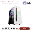 Vỏ case PC máy tính VSP KB08 (ATX, Mid Tower, Trắng/Đen)