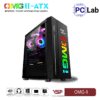 Vỏ case PC máy tính VSP OMG-II ATX (ATX, Mid Tower, Hồng/Xanh/Đen)