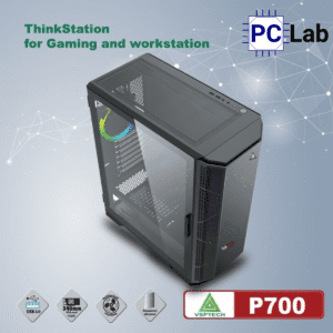 Vỏ case PC máy tính VSP P700 (E-ATX, Full Tower, Đen)