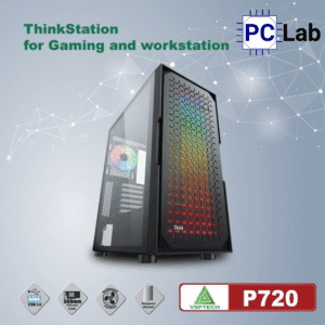 Vỏ case PC máy tính VSP P720 (E-ATX, Full Tower, Đen)