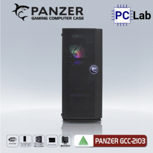 Vỏ case PC máy tính VSP Panzer GCC-2103 (ATX, Mid Tower, Đen)