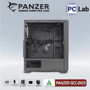 Vỏ case PC máy tính VSP Panzer GCC-2103 (ATX, Mid Tower, Đen)