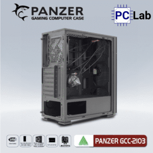 Vỏ case PC máy tính VSP Panzer GCC-2103 (ATX, Mid Tower, Đen)