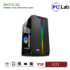 Vỏ case PC máy tính VSP V211 (M-ATX, Mid Tower, Đen)