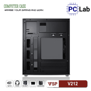 Vỏ case PC máy tính VSP V212 (M-ATX, Mid Tower, Trắng/Đen/Hồng/Xanh)