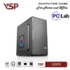 Vỏ case PC máy tính VSP V2879 (M-ATX, Mid Tower, Đen)