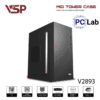 Vỏ case PC máy tính VSP V2893 (M-ATX, Mid Tower, Đen)