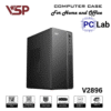 Vỏ case PC máy tính VSP V2896 (M-ATX, Mid Tower, Đen)