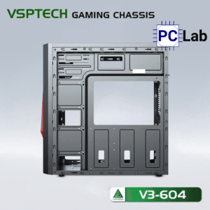 Vỏ case PC máy tính VSP V3-604 (ATX, Mid Tower, Đen)