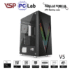 Vỏ case PC máy tính VSP V5 (ATX, Mid Tower, Đen)
